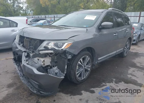 2018 Nissan Pathfinder Platinum from USA, damaged, VIN 5N1DR2MM4JC653846